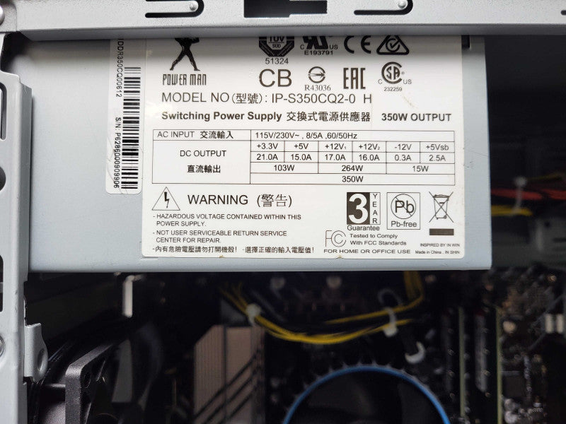 Custom PC/ASUS PRIME B660M-A, i7-13700 5.1GHz, 32GB DDR4, 1TB NVme, 350W PSU  $