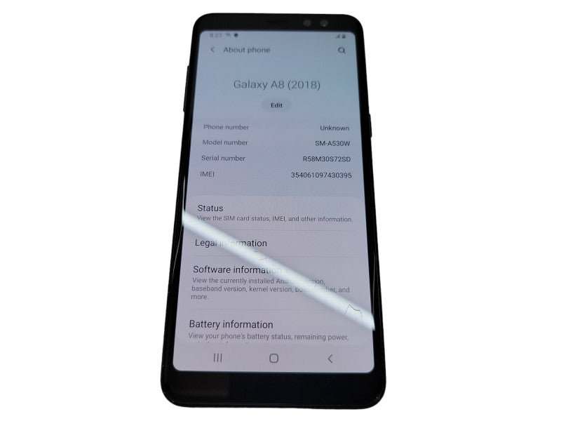 Samsung Galaxy A8 [2018] - 32GB - Black (