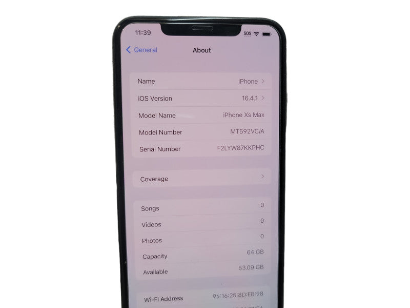 Apple iPhone XS Max - 64 GB - Black [Read] (