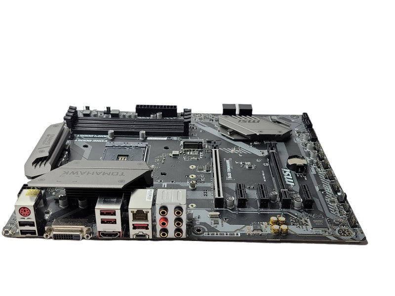 MSI B450 TOMAHAWK MAX AMD Motherboard only, Read _