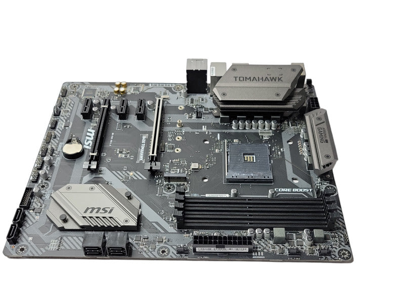 MSI B450 TOMAHAWK MAX AMD Motherboard only, Read _