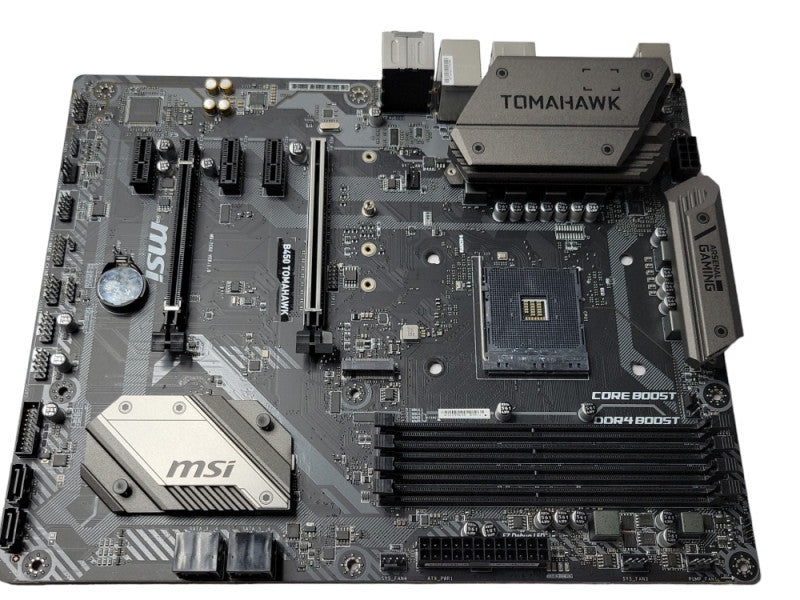 MSI B450 TOMAHAWK MAX AMD Motherboard only, Read _