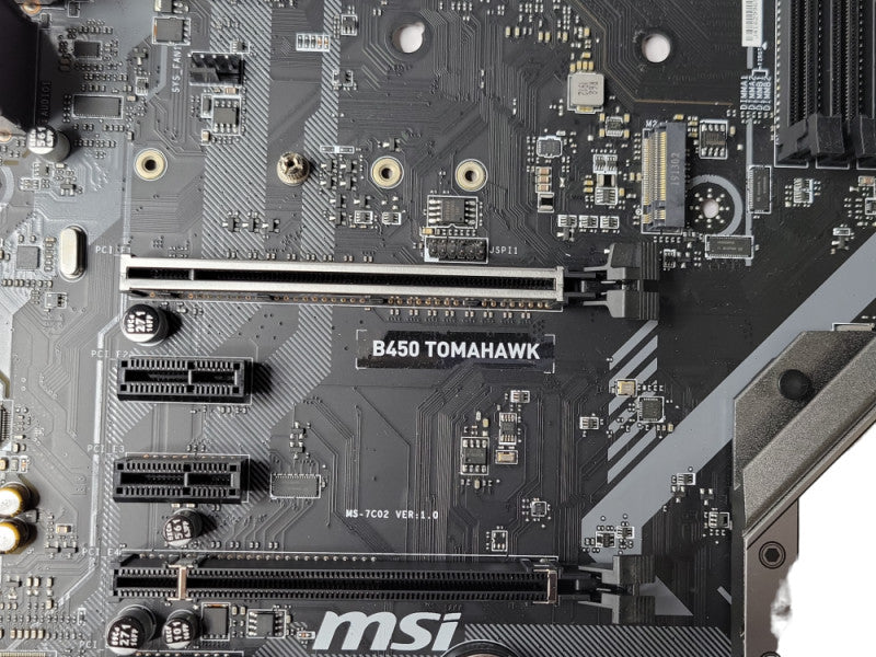 MSI B450 TOMAHAWK MAX AMD Motherboard only, Read _