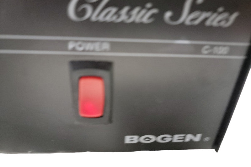 Bogen C100 Amplifier 100 Watt PA Vocals |2 MIC |2 AUX Amp | Classic Series C-