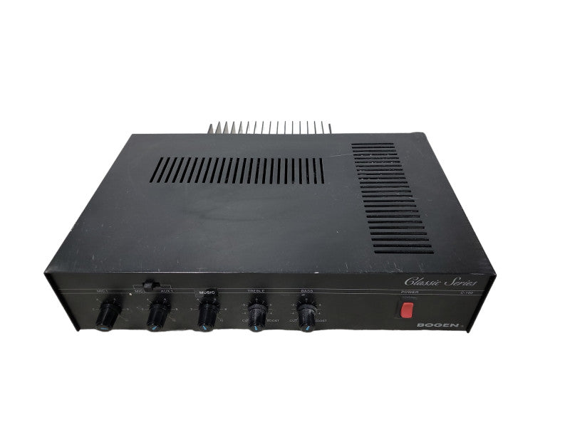 Bogen C100 Amplifier 100 Watt PA Vocals |2 MIC |2 AUX Amp | Classic Series C-