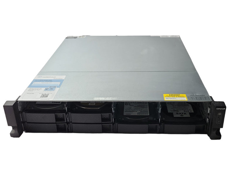QNAP TS-1263U-RP - 12 BAY NAS With LAN-10G1SR-U Card, 6x 2TB HDDs _