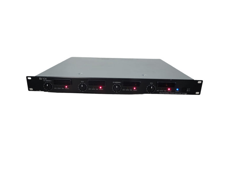 TOA DA-250F CU Compact Lightweight 4-Channel Digital Power Amplifier