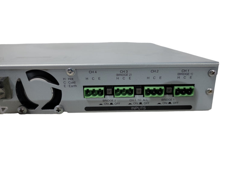 TOA DA-250F CU Compact Lightweight 4-Channel Digital Power Amplifier