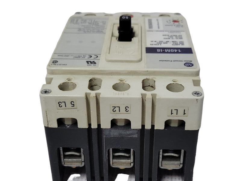 allen bradley motor circuit protector 140M-I8, READ _