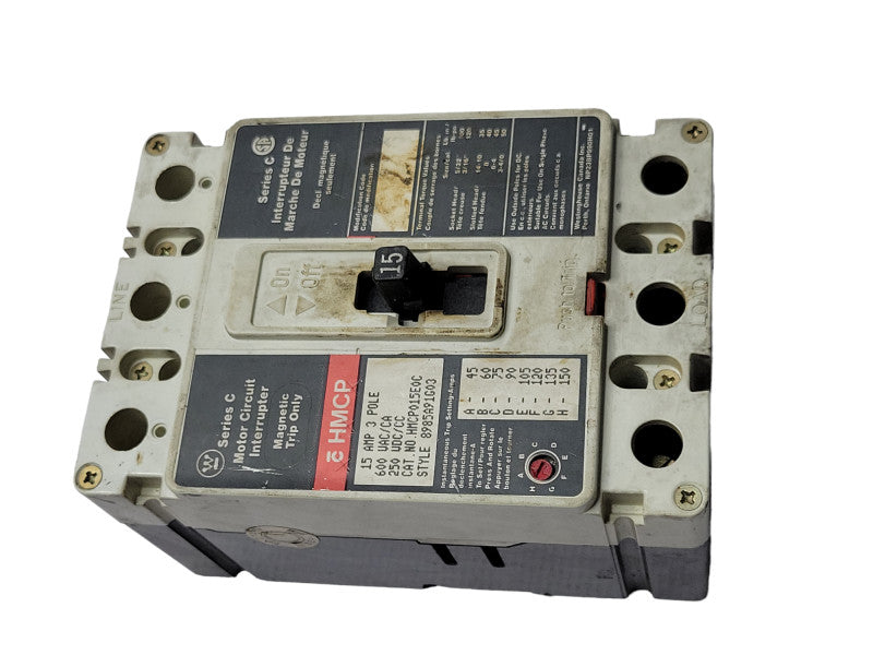 Series C Motor Circuit Interrupter Magnetic Trip Only HMCP, READ _