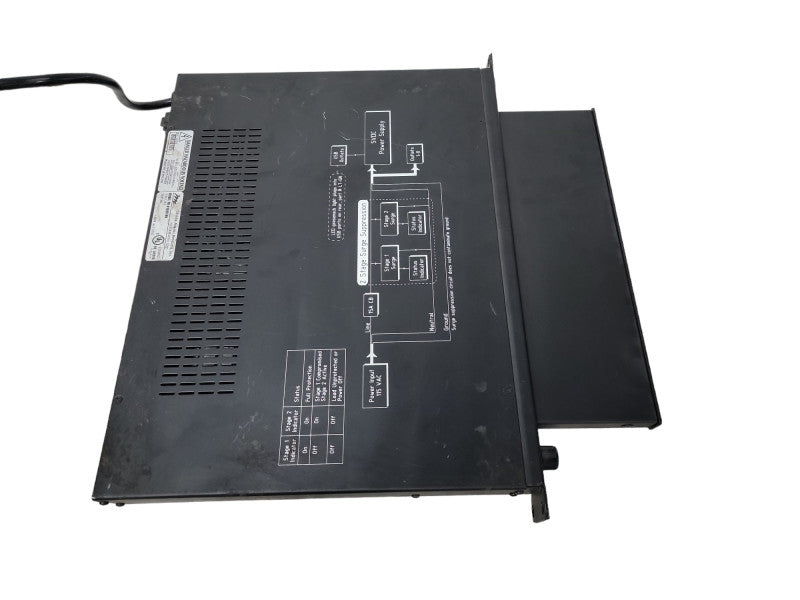 Midde Atlantic Rackmount Power/Lighting, 8 Outlet, 15A, 2-Stage PD-915RV-RN