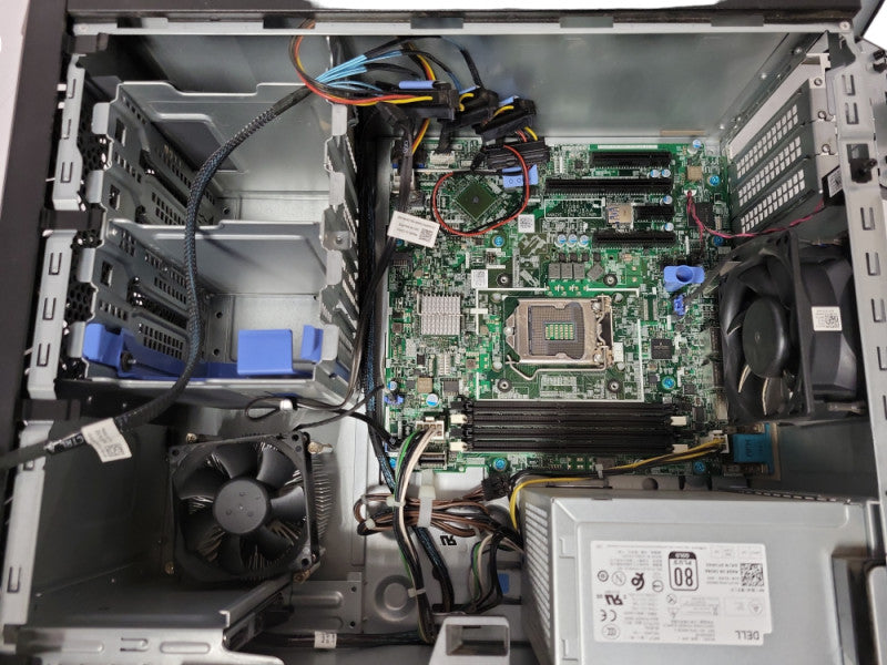 Dell EMC PowerEdge T140 barebone Chassis, No CPU/RAM/HDD/Caddies, READ _