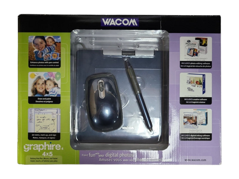 *NEW* Wacom Graphire4 4X5 Pen, Mouse and Tablet