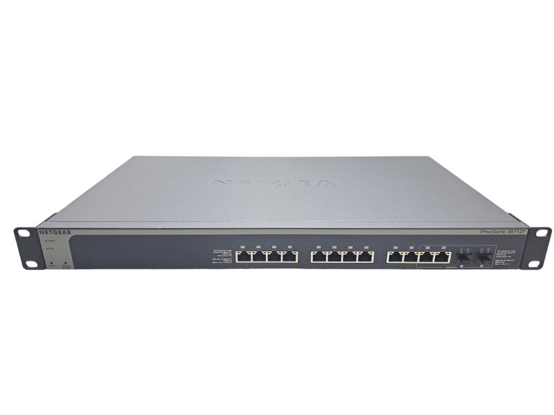 Netgear ProSafe XS712T | 12-Port 10 Gigabit Ethernet Smart Switch | 2x SFP+