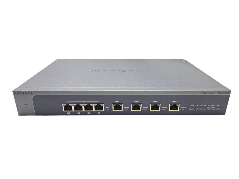 Netgear SRX5308 ProSafe Gigabit Quad WAN SSL VPN Firewall