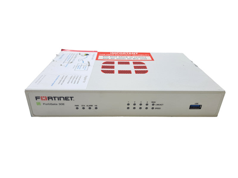 Fortinet FortiGate 30E | Network Security Firewall | Factory Reset | FG-30E !
