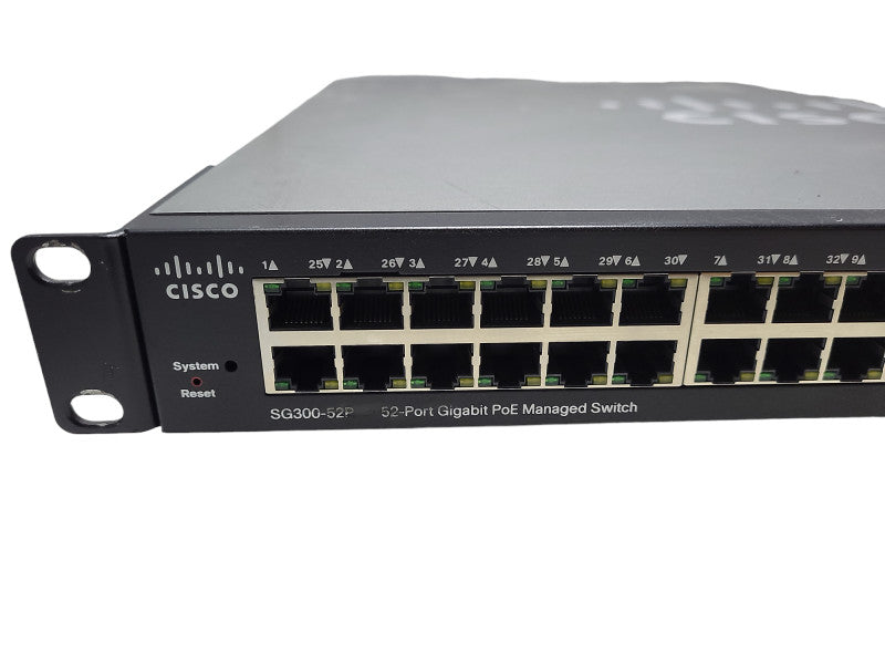 Cisco SG300-52P 52-Port Gigabit PoE Managed Switch $