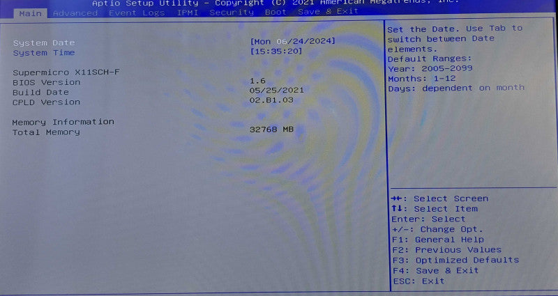 Custom WorkStation | Supermicro Z11SCH-F, Xeon E-2224 @ 3.40GHz, 32GB DDR4