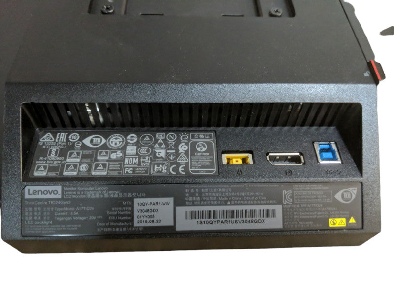 Lenovo ThinkCentre TIO24Gen3 23.8\\" FHD IPS LED LCD Display Monitor