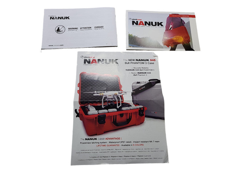 Nanuk 945 Waterproof Hard Case for DJI Phantom 3 drone $
