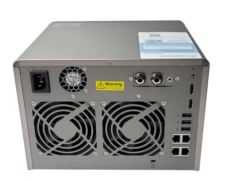 QNAP QTS-Linux TS-653A 6-Bay NAS 5x 4TB HDDS (20TB), READ _