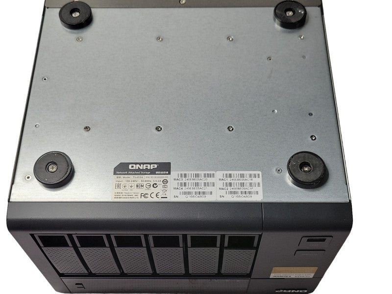 QNAP QTS-Linux TS-653A 6-Bay NAS 5x 4TB HDDS (20TB), READ _