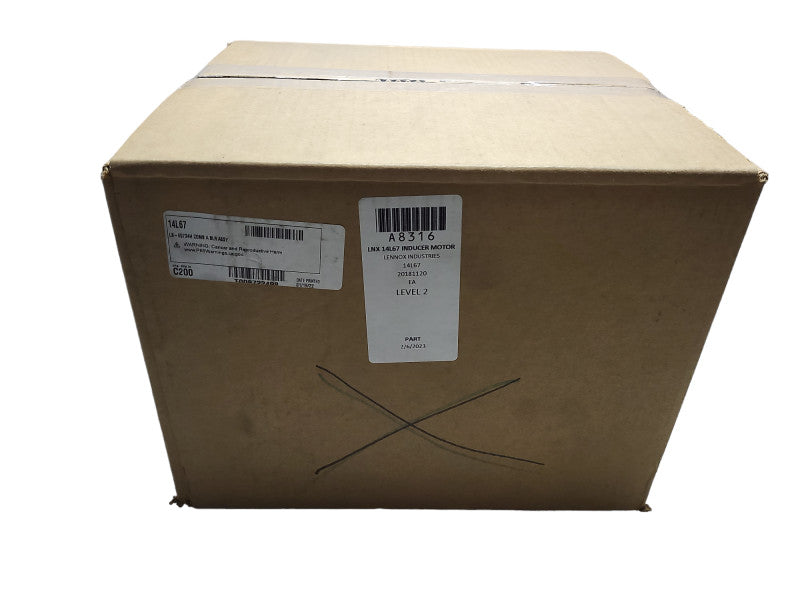 Lennox 14L67 18L0401 2-SP OEM Inducer Motor Assembly Open Box $