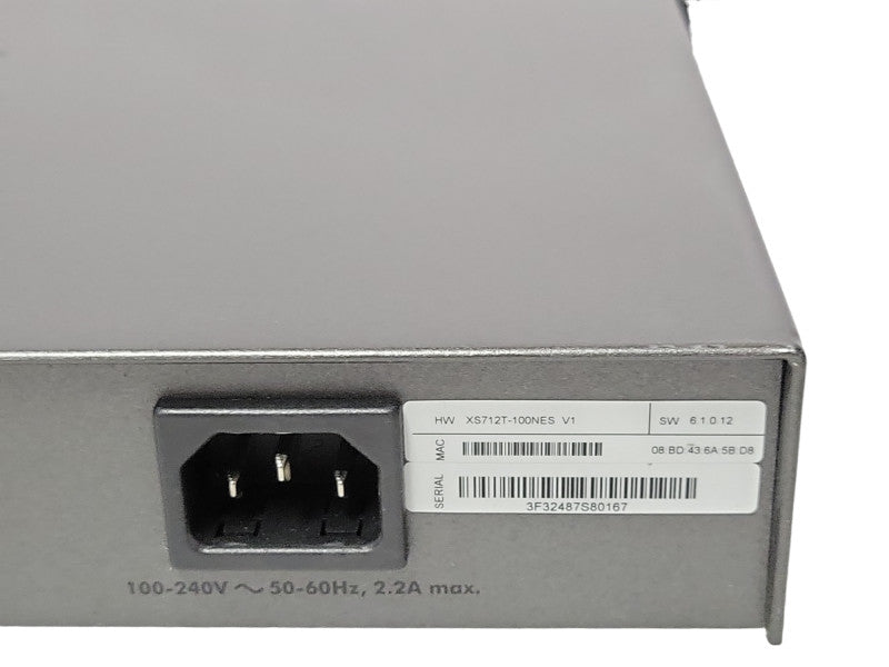 NETGEAR ProSafe XS712T 12 Port 10 GB Smart Switch, READ _