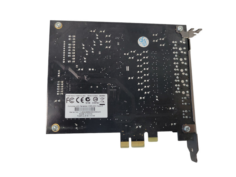 CREATIVE SOUND BLASTER SB0880 X-FI PCI EXPRESS SOUND CARD %