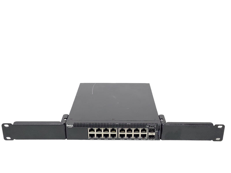 Dell X1018 16 Port Gig PoE 2 X SFP Managed Switch with Ears _