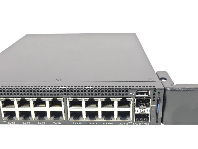 Dell X1018 16 Port Gig PoE 2 X SFP Managed Switch with Ears _