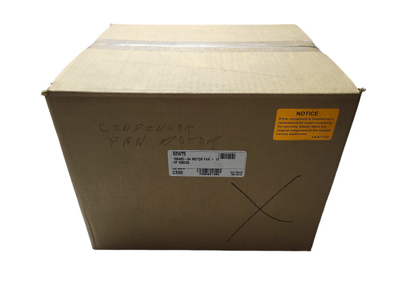 Lennox 92W75 Condenser Fan Motor Interlink YSLB-220-8-B001 100483-34 Open Box $