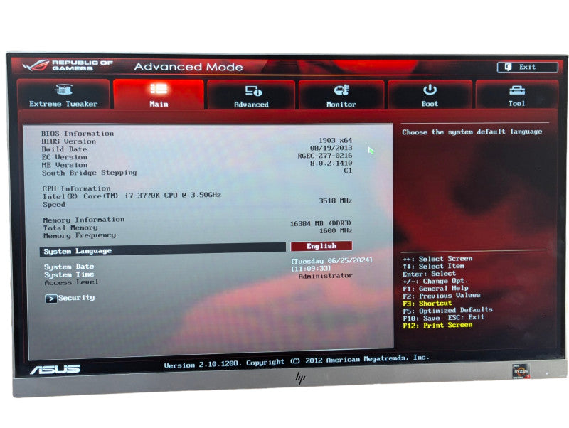 ASUS MAXIMUM V GENE Intel Core i7-3770K 16GB RAM Please READ  -