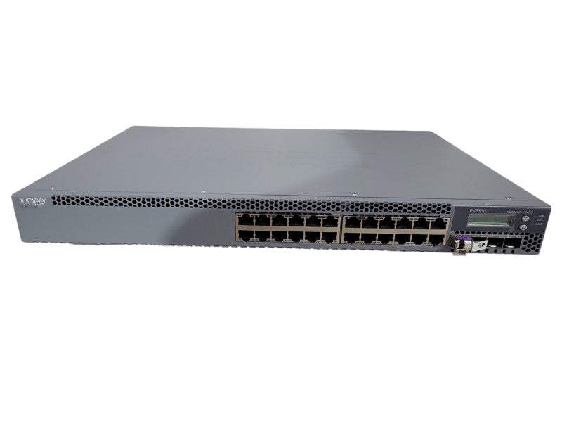 Juniper EX3300 EX3300-24T 24 Port Gigabit Switch Fact Reset !