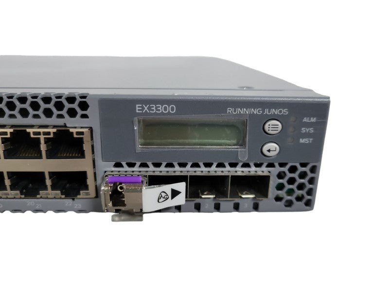 Juniper EX3300 EX3300-24T 24 Port Gigabit Switch Fact Reset !