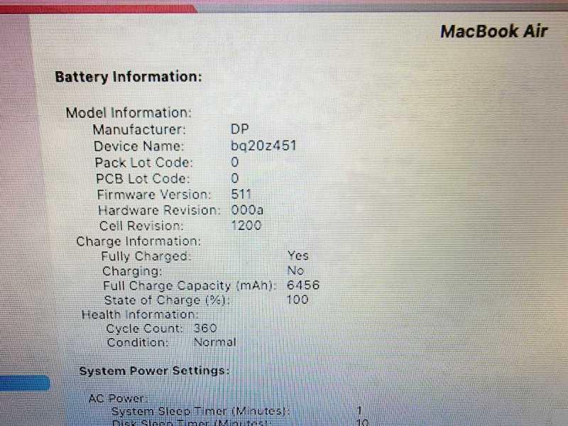 Apple Macbook Air 2017 13\\" 2-Core i5-5350U @ 1.8GHz 8GB DDR3 250GB SSD (