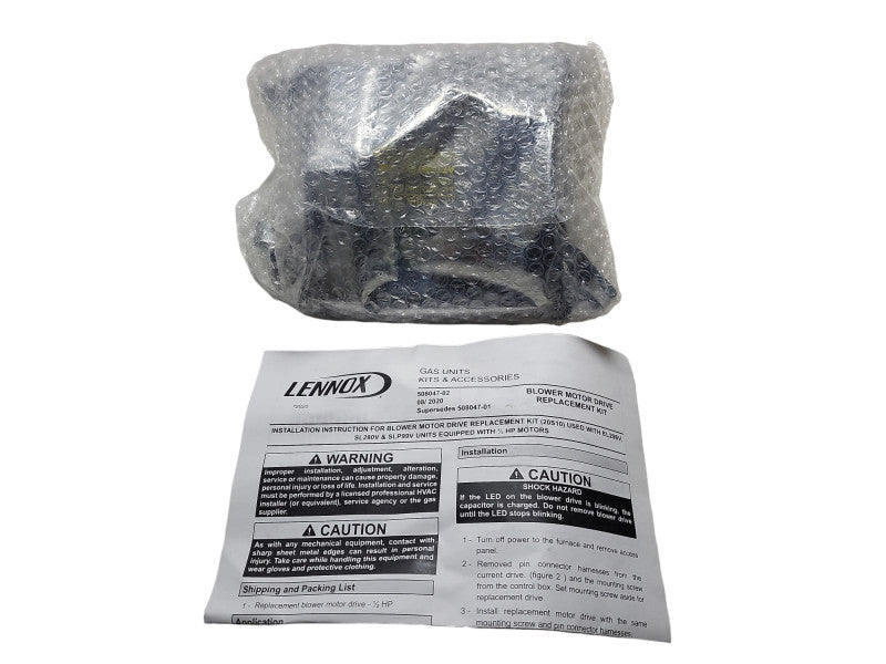 Lennox 620616-02, Blower Motor Drive Replacement Kit, 1/2 HP Open Box $