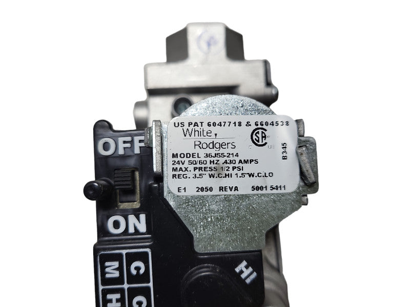 White Rodgers 36J24-214 Replacement Gas Valve Open box $