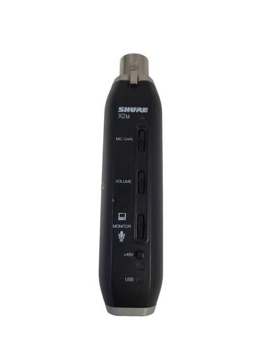 Shure X2u XLR-to-USB Signal Adapter with Headphone Jack %