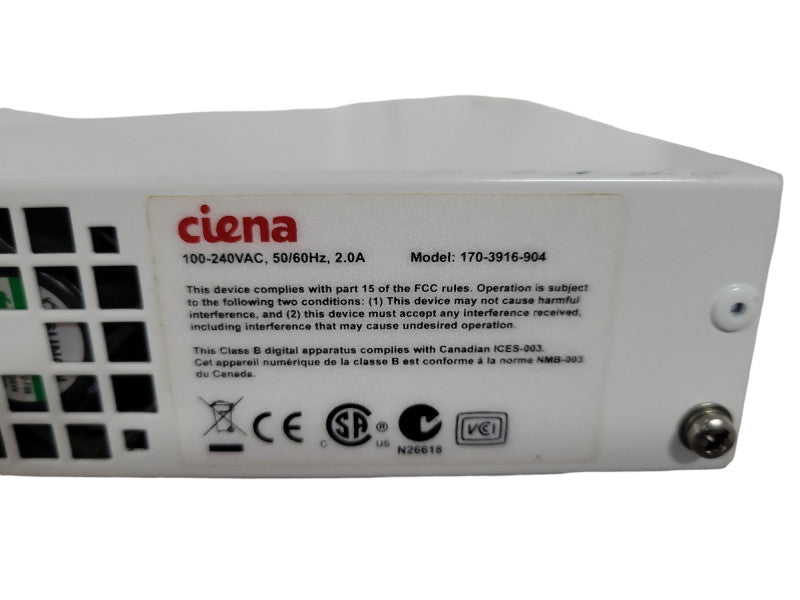 Ciena 3916 Series Service Delivery Switch 170-3916-904, Read !