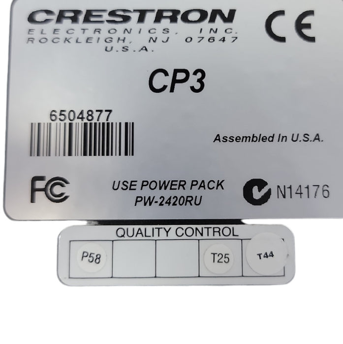 Crestron CP3 control processor