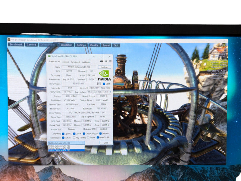 3 Way SLI Setup GTX 780 3GB GDDR5 Graphics Card  -