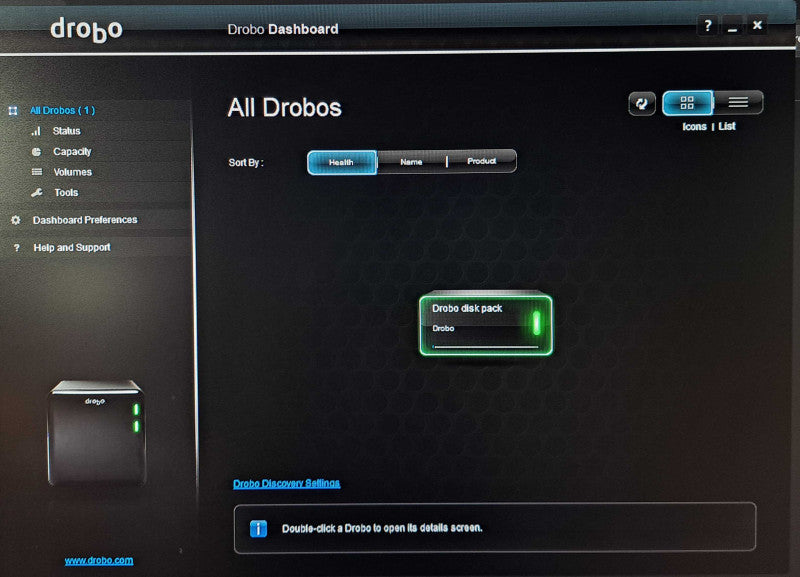 Drobo DRO4D-D | 4-Bay DAS Storage Array | 2x 8TB HDD\\'s