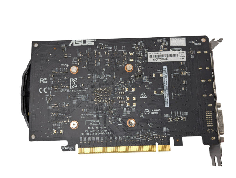 ASUS PH-GTX1050-2G NVIDIA GeForce GTX 1050 2GB Graphics Card  -