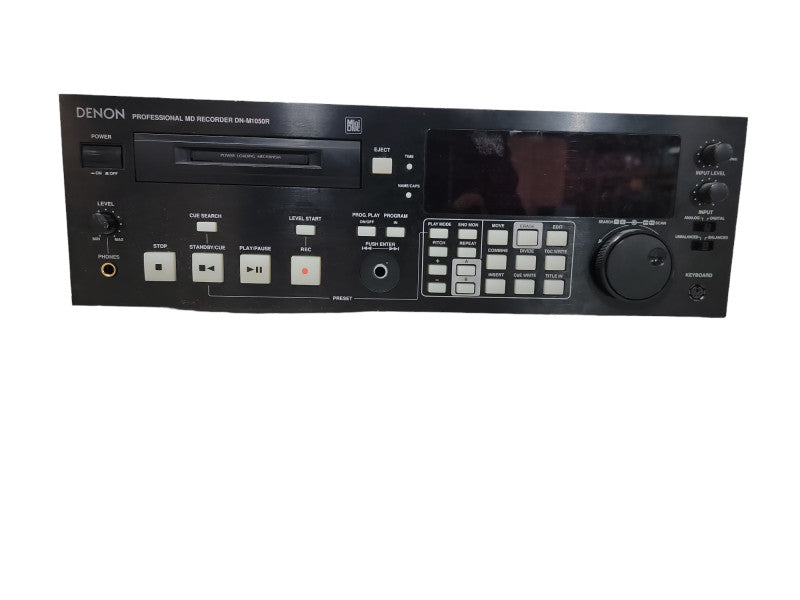 Denon Professional MD Recorder DN-M1050R| For Parts or Repair