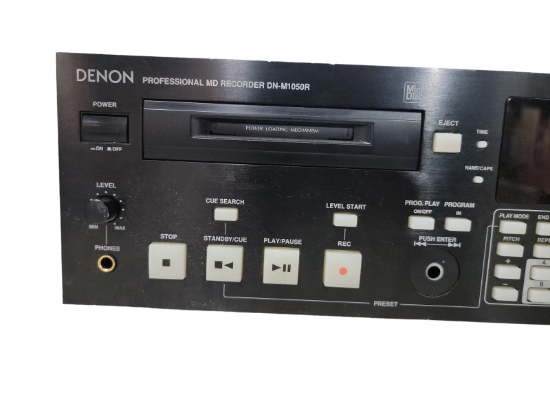 Denon Professional MD Recorder DN-M1050R| For Parts or Repair