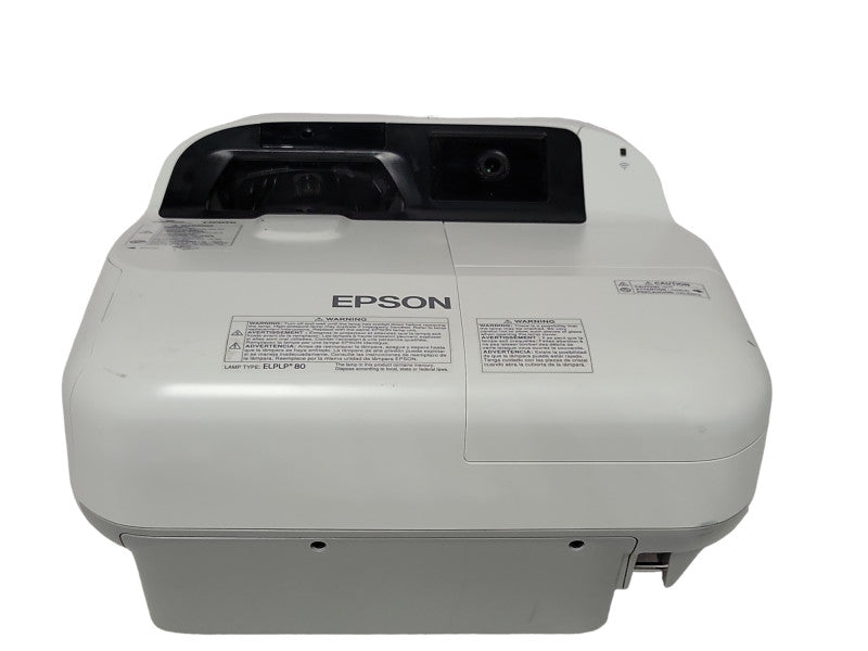 Epson BrightLink 595Wi 3LCD Projector H599A, No Remote, 2785 Hrs Lamp  _