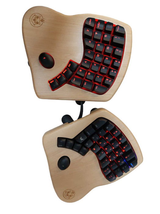 Keyboardio LED Keyboard Model: 01-Q Split Ergonomic Keyboard  =
