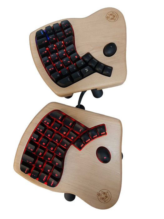 Keyboardio LED Keyboard Model: 01-Q Split Ergonomic Keyboard  =