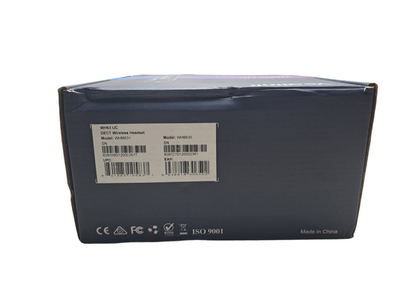 Yealink WH63 UC Wireless DECT Headset, Single Ear (Mono) Office Headset